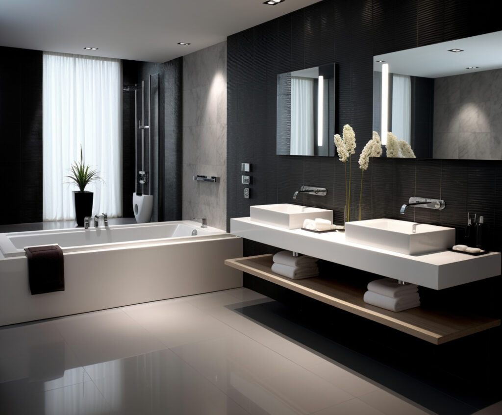Bathroom with modern style